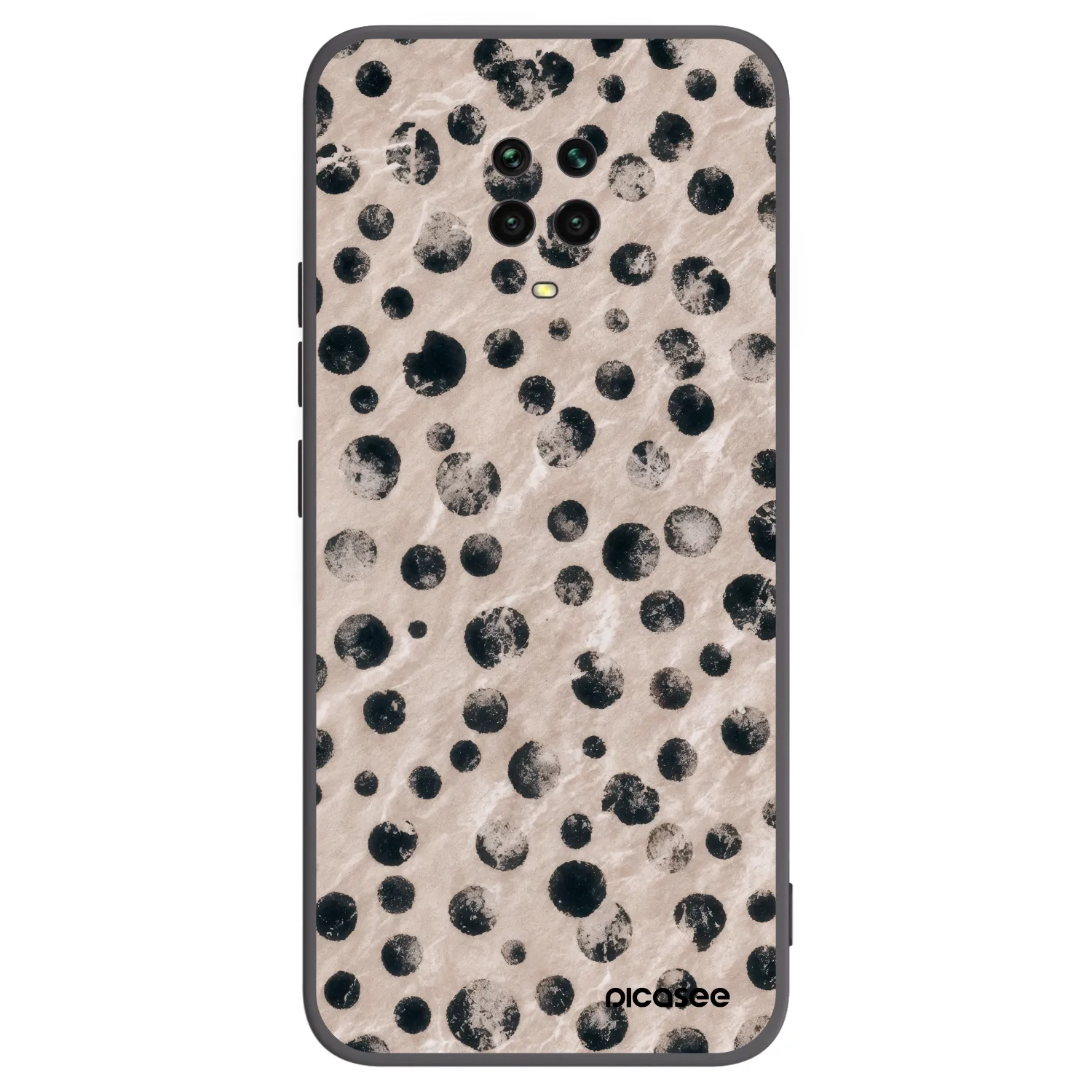 Picasee husă neagră din silicon pentru Xiaomi Redmi Note 9S - Inked