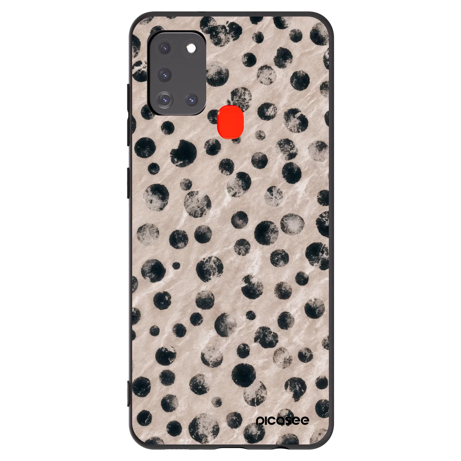 Picasee husă neagră din silicon pentru Samsung Galaxy A21s - Inked