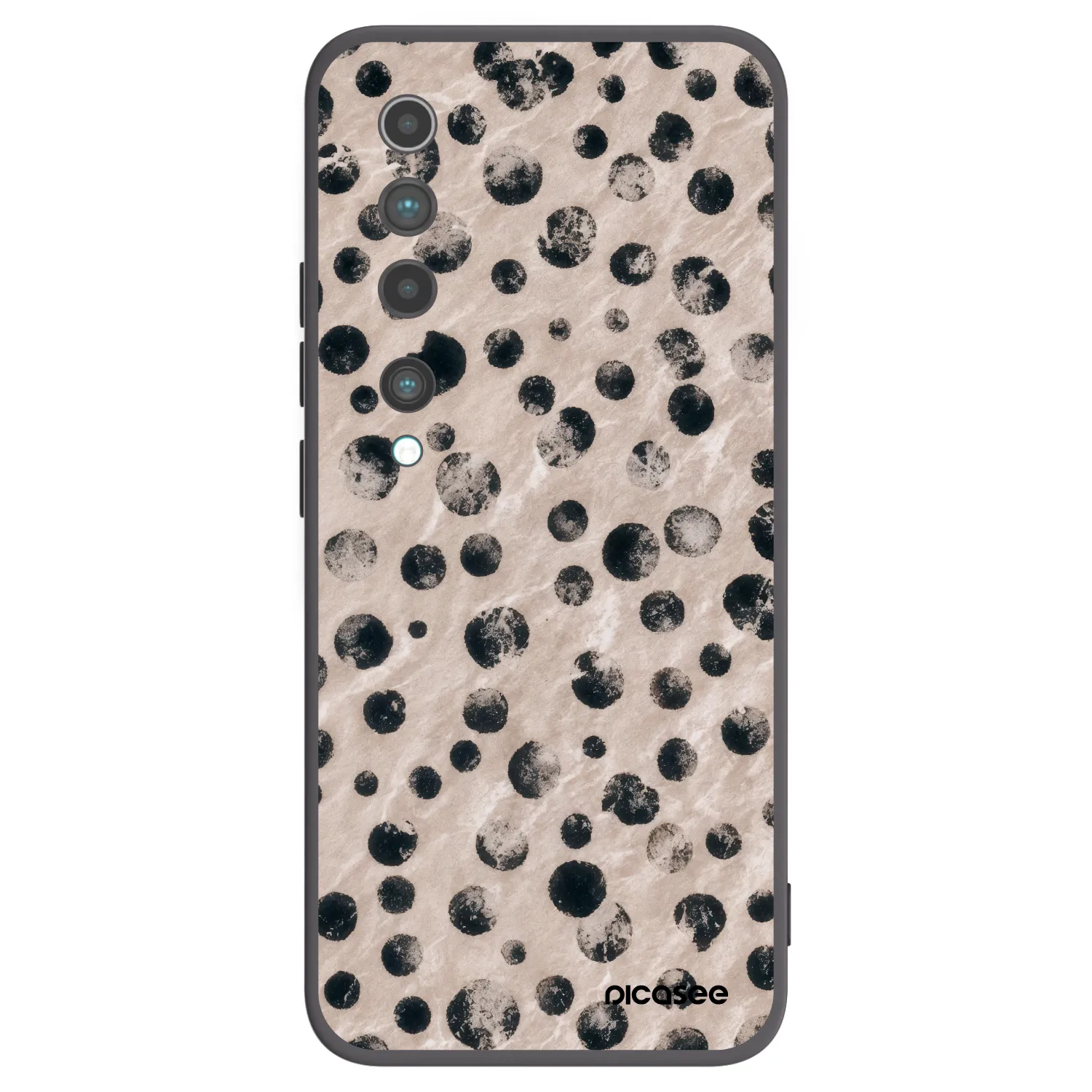 Picasee husă neagră din silicon pentru Xiaomi Mi 10 - Inked