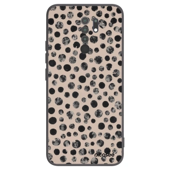 Picasee husă neagră din silicon pentru Xiaomi Redmi 9 - Dots