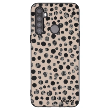 Picasee husă neagră din silicon pentru Realme 5 - Dots