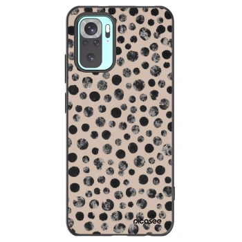 Picasee husă neagră din silicon pentru Xiaomi Redmi Note 10 Pro - Dots