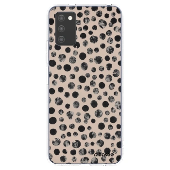 Picasee husă transparentă din silicon pentru Samsung Galaxy A02s A025G - Dots
