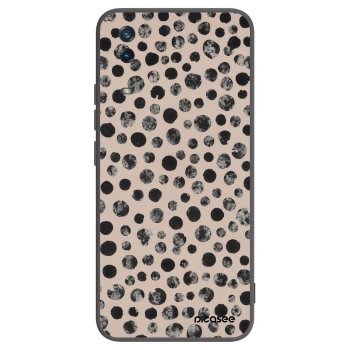 Picasee husă neagră din silicon pentru Vivo Y11s - Dots