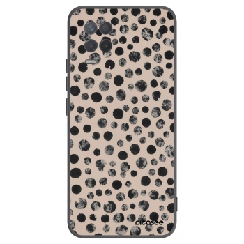 Picasee husă neagră din silicon pentru Realme 8 5G - Dots