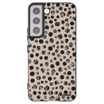 Picasee husă neagră din silicon pentru Samsung Galaxy S22 5G - Dots