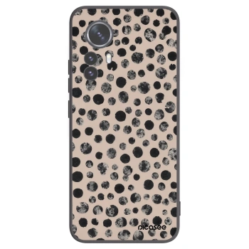 Picasee husă neagră din silicon pentru Xiaomi 12 Pro - Dots