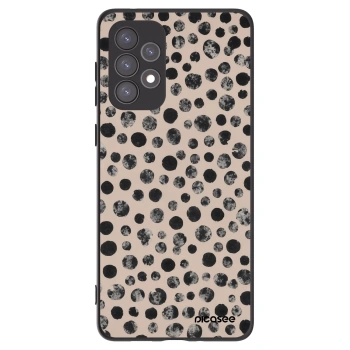 Picasee husă neagră din silicon pentru Samsung Galaxy A73 5G - Dots