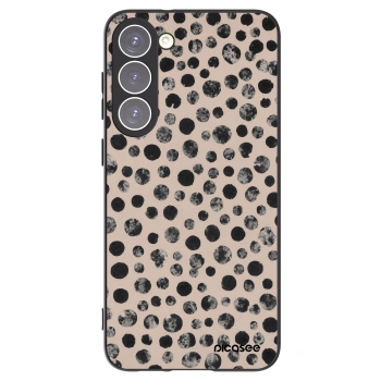 Picasee husă neagră din silicon pentru Samsung Galaxy S23+ 5G - Dots