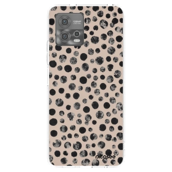 Picasee husă transparentă din silicon pentru Motorola Moto G72 - Dots