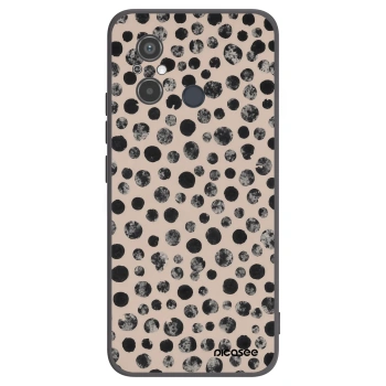 Picasee husă neagră din silicon pentru Xiaomi Redmi 12C - Dots