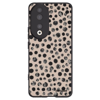 Picasee husă neagră din silicon pentru Honor 90 5G - Dots