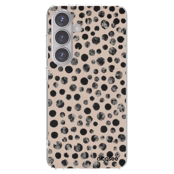 Picasee husă transparentă din silicon pentru Samsung Galaxy S24 S921B 5G - Dots