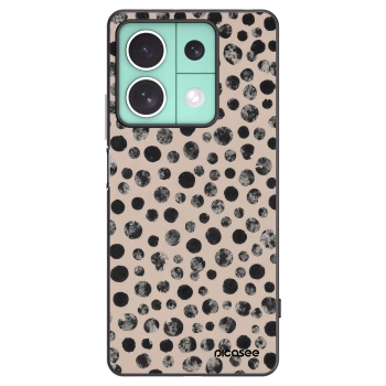 Picasee husă neagră din silicon pentru Xiaomi Redmi Note 13 5G - Dots