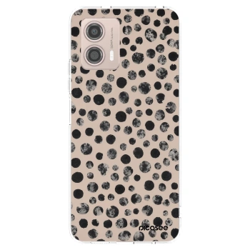 Picasee husă transparentă din silicon pentru Motorola Moto G53 5G - Dots