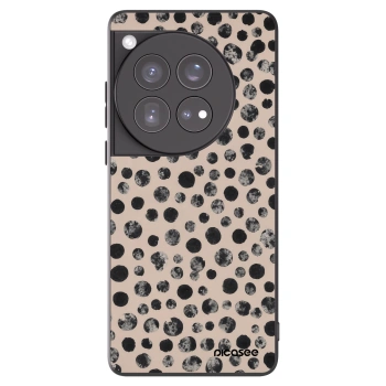 Picasee husă neagră din silicon pentru OnePlus 12 5G - Dots
