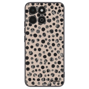 Picasee husă neagră din silicon pentru Honor 200 Smart 5G - Dots