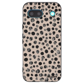 Picasee husă neagră din silicon pentru Google Pixel 8a - Dots