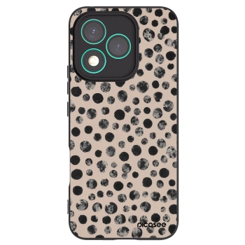 Picasee husă neagră din silicon pentru Honor 400 Lite 5G - Dots