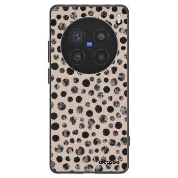 Picasee husă neagră din silicon pentru Vivo X200 Pro - Dots