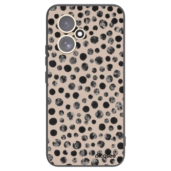 Picasee husă neagră din silicon pentru Honor 400 5G - Dots