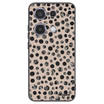 Picasee husă neagră din silicon pentru Xiaomi Redmi Note 14S - Dots