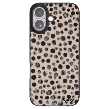Picasee husă neagră din silicon pentru Apple iPhone 17 - Dots