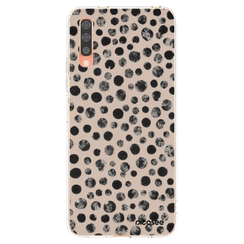 Picasee husă transparentă din silicon pentru Samsung Galaxy A70 A705F - Dots