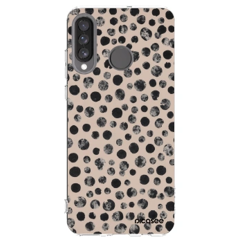Picasee husă transparentă din silicon pentru Huawei P30 Lite - Dots