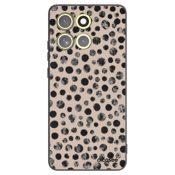 Picasee husă neagră din silicon pentru Motorola Moto G86 Power 5G - Dots