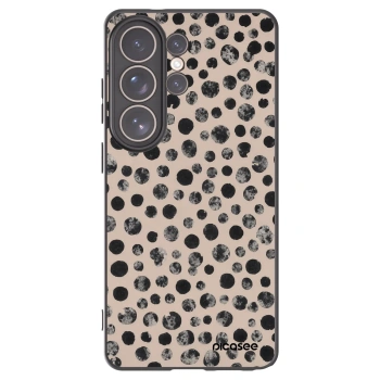 Picasee husă neagră din silicon pentru Samsung Galaxy S26 Ultra - Dots