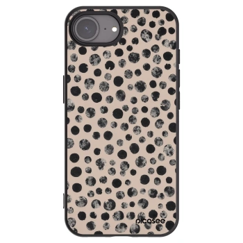 Picasee husă neagră din silicon pentru Apple iPhone 17e - Dots