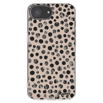 Picasee husă transparentă din silicon pentru Apple iPhone 17e - Dots