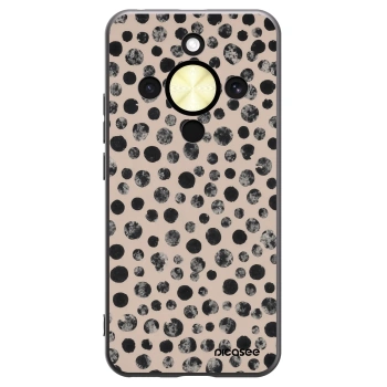 Picasee husă neagră din silicon pentru Honor Magic8 Lite 5G - Dots