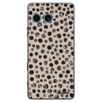 Picasee husă neagră din silicon pentru Sony Xperia 10 VII - Dots