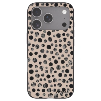 Picasee husă neagră din silicon pentru Apple iPhone 18 Pro - Dots