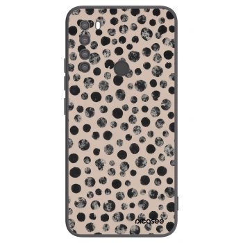 Picasee husă neagră din silicon pentru Xiaomi Redmi Note 8 - Dots