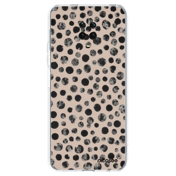 Picasee husă transparentă din silicon pentru Xiaomi Redmi Note 9 Pro - Dots