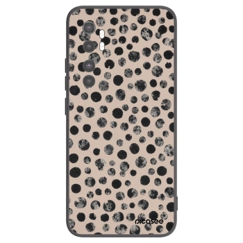 Picasee husă neagră din silicon pentru Xiaomi Mi Note 10 Lite - Dots