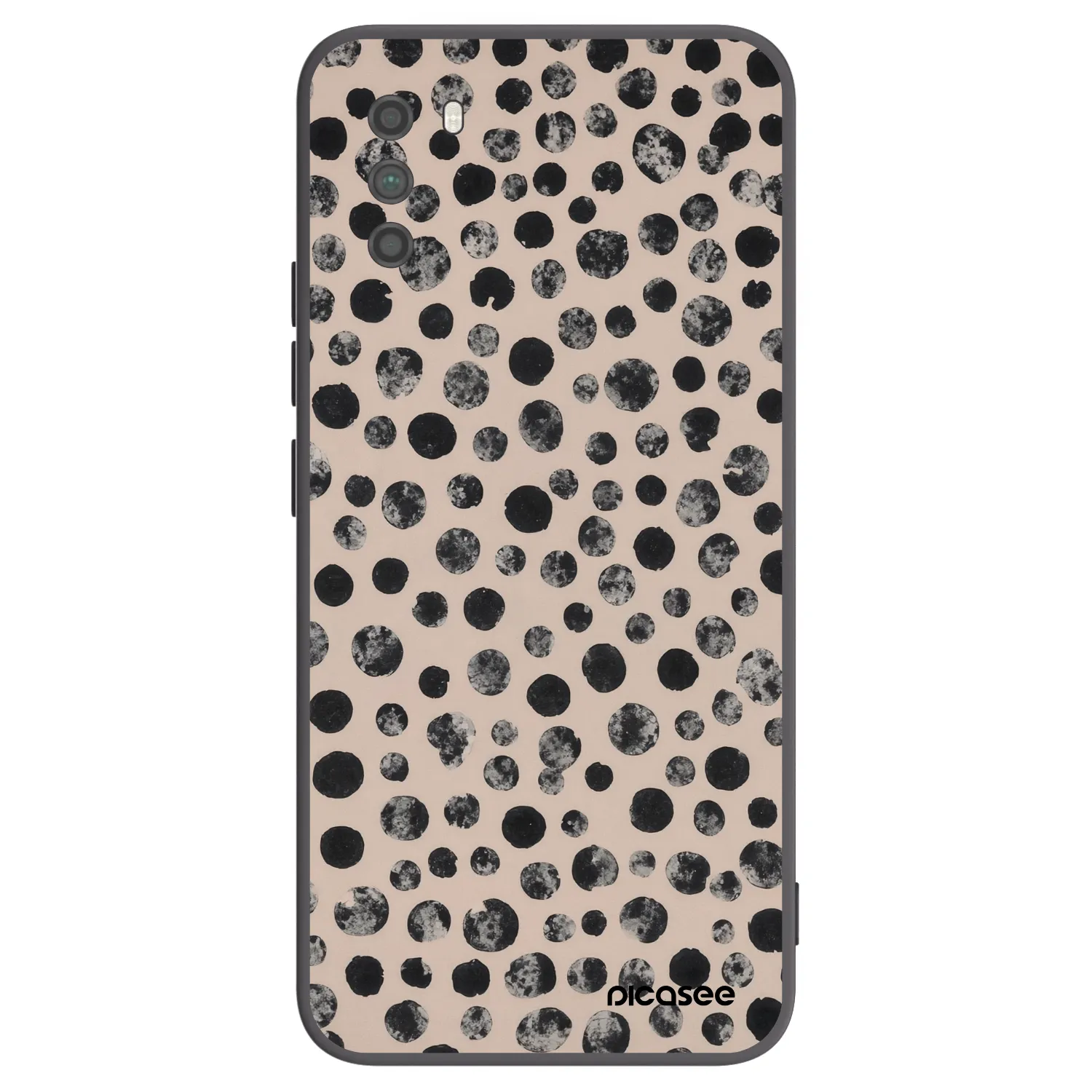 Picasee husă neagră din silicon pentru Xiaomi Poco M3 - Dots