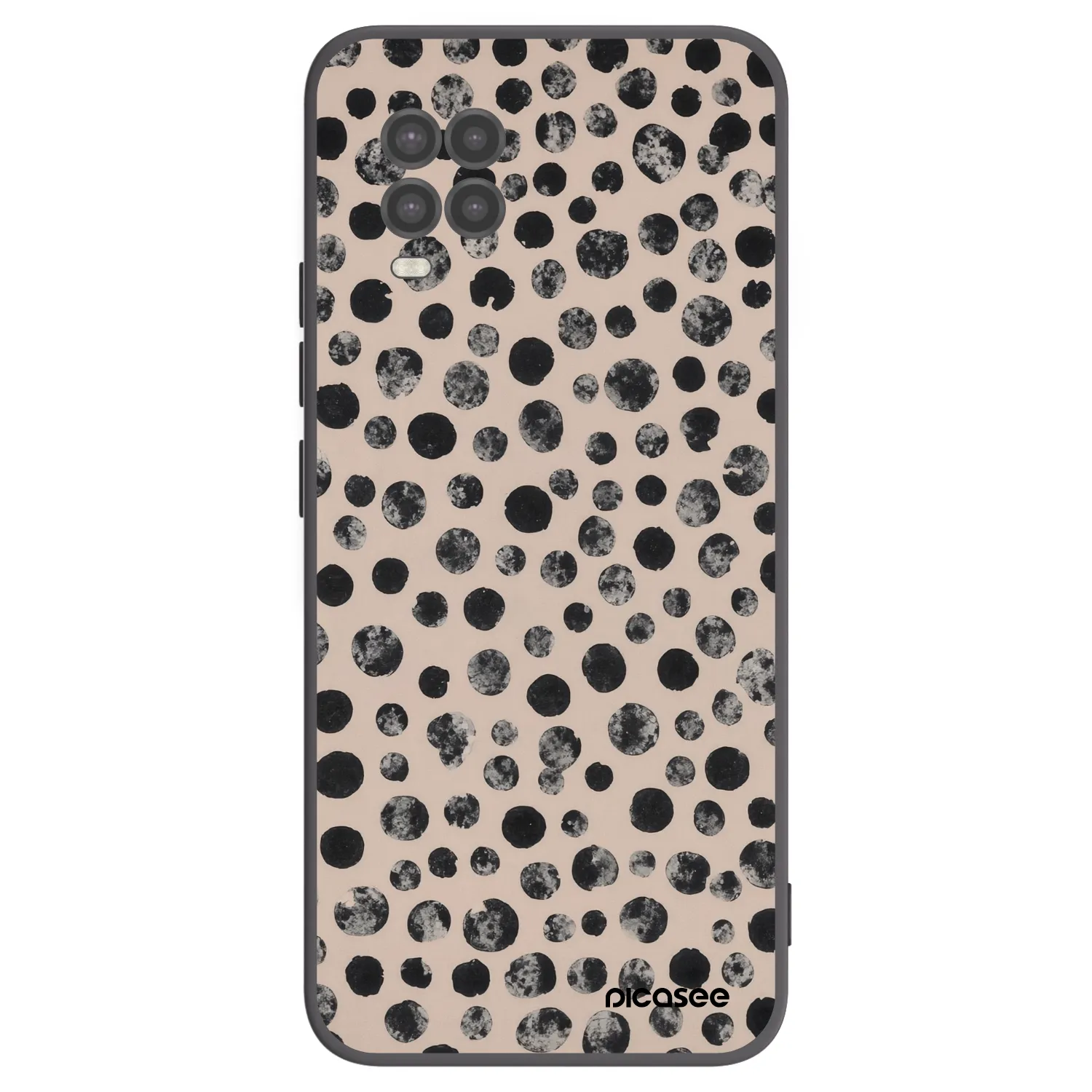 Picasee husă neagră din silicon pentru Xiaomi Mi 10 Lite - Dots