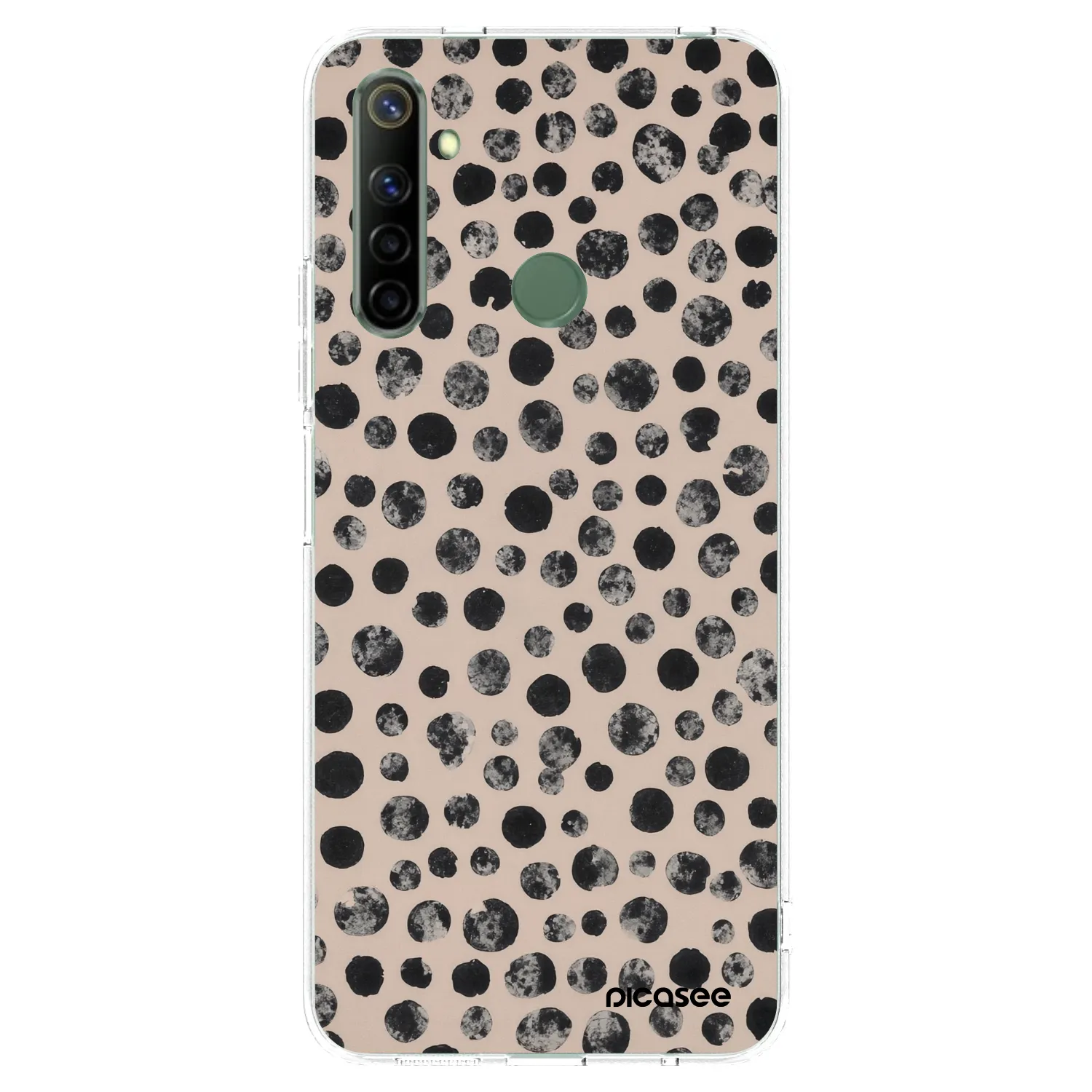 Picasee husă transparentă din silicon pentru Realme 6i - Dots
