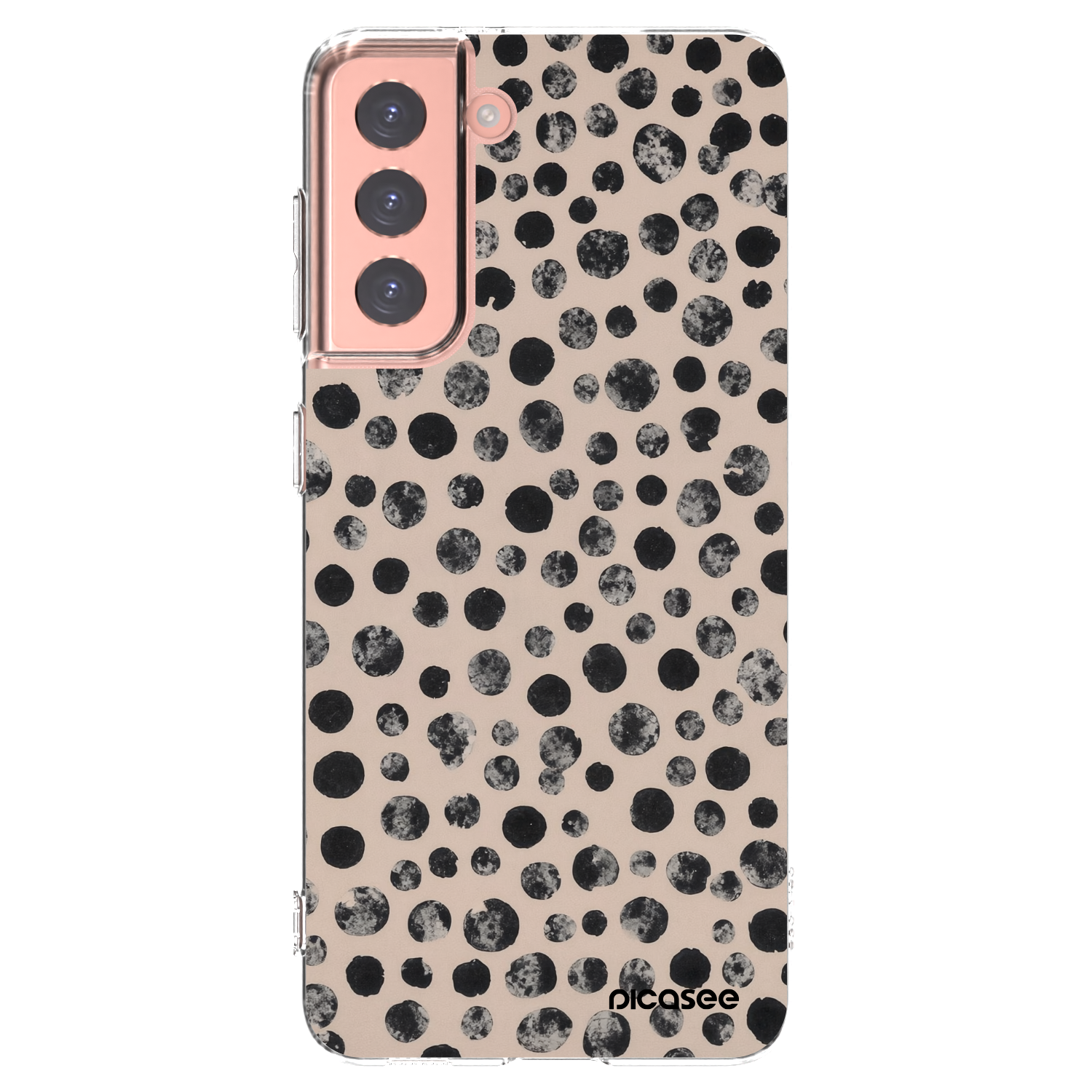 Picasee husă transparentă din silicon pentru Samsung Galaxy S21 5G G991B - Dots