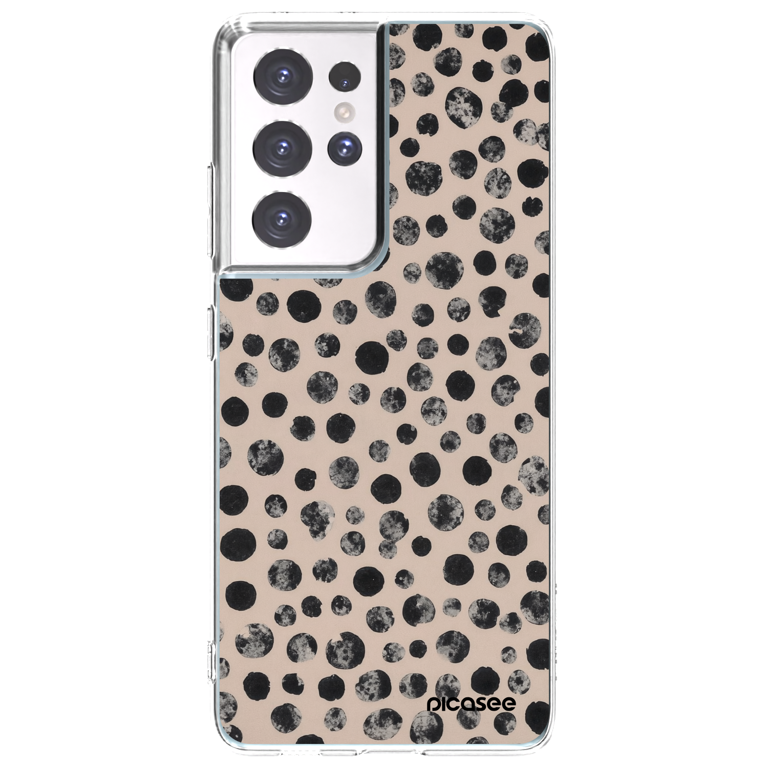 Picasee husă transparentă din silicon pentru Samsung Galaxy S21 Ultra 5G G998B - Dots