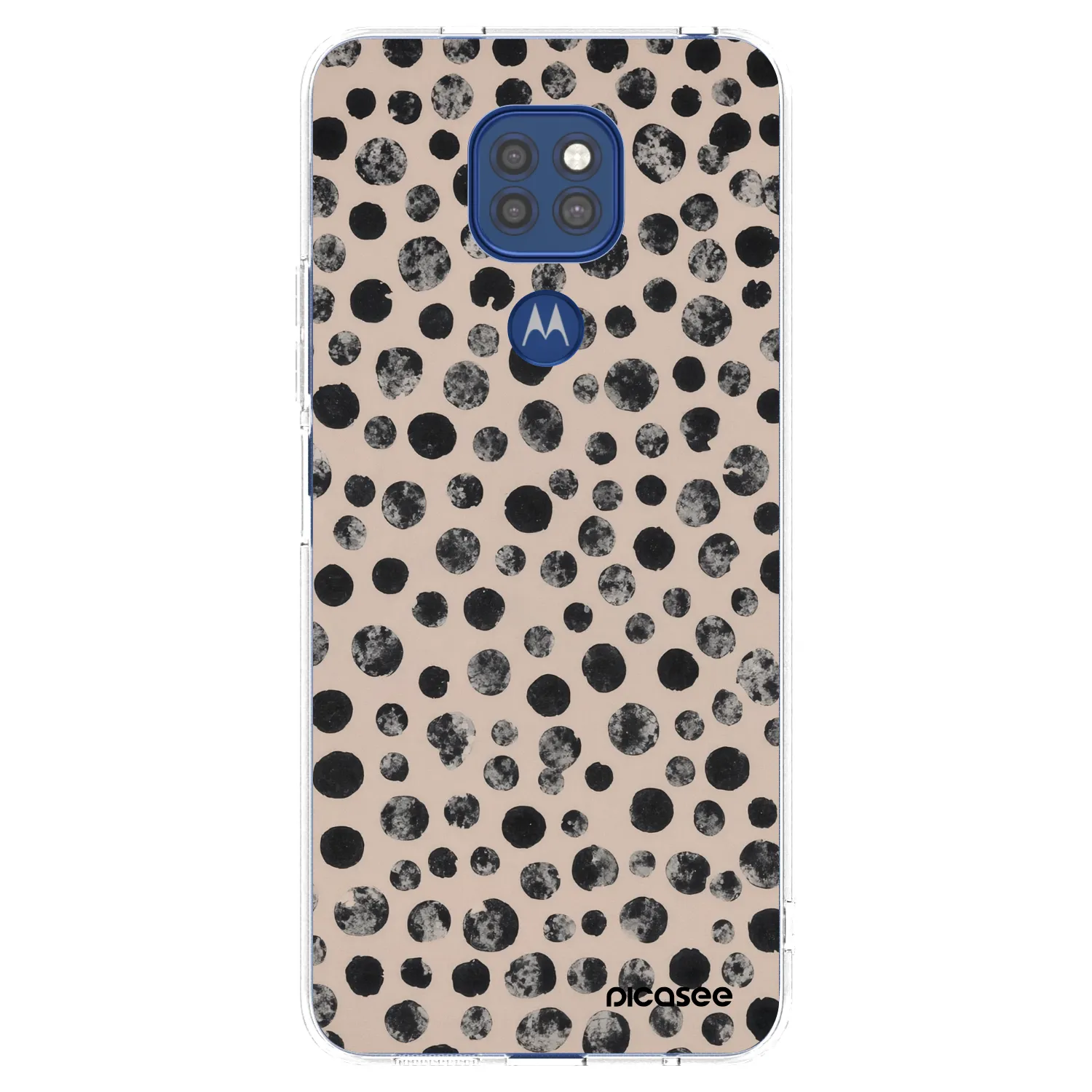 Picasee husă transparentă din silicon pentru Motorola Moto G9 Play - Dots
