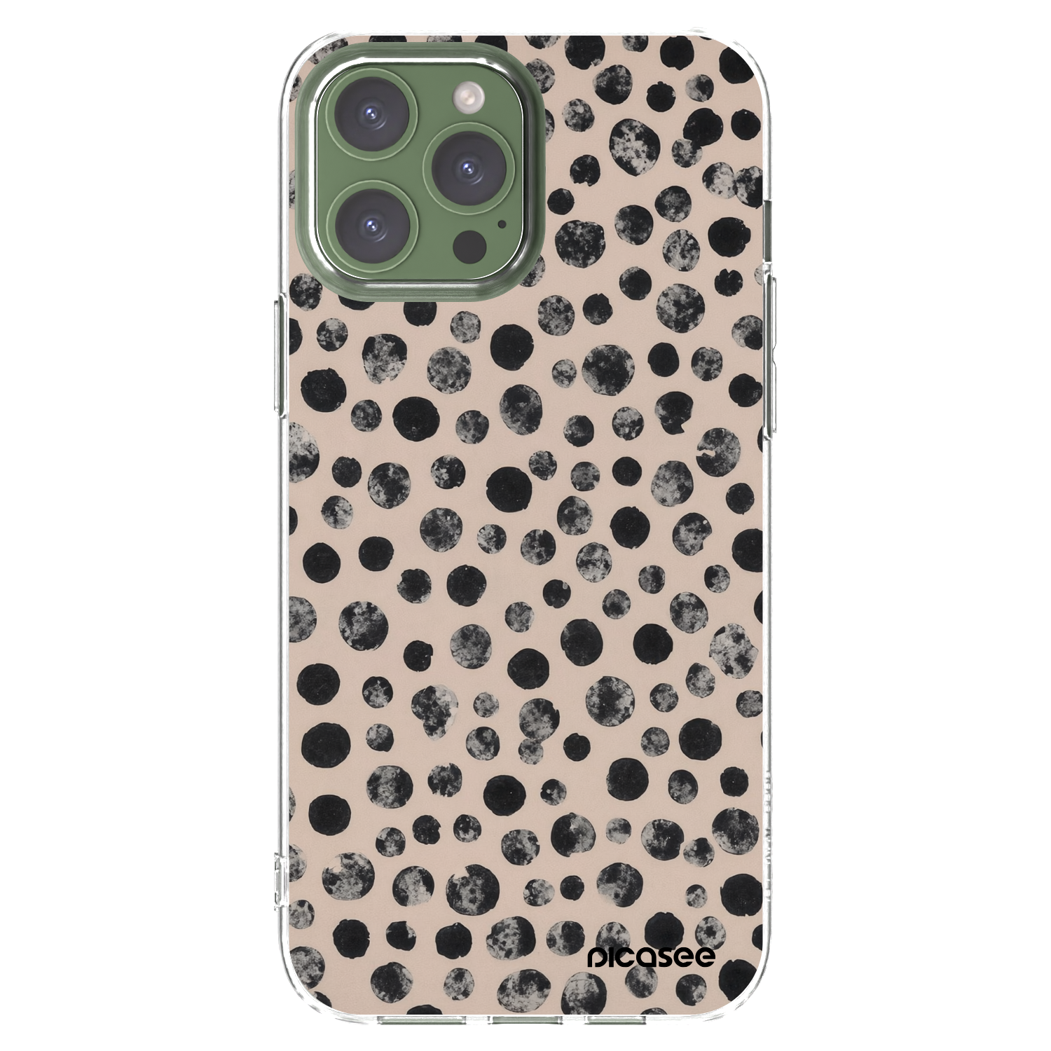 Picasee husă transparentă din silicon pentru Apple iPhone 13 Pro Max - Dots
