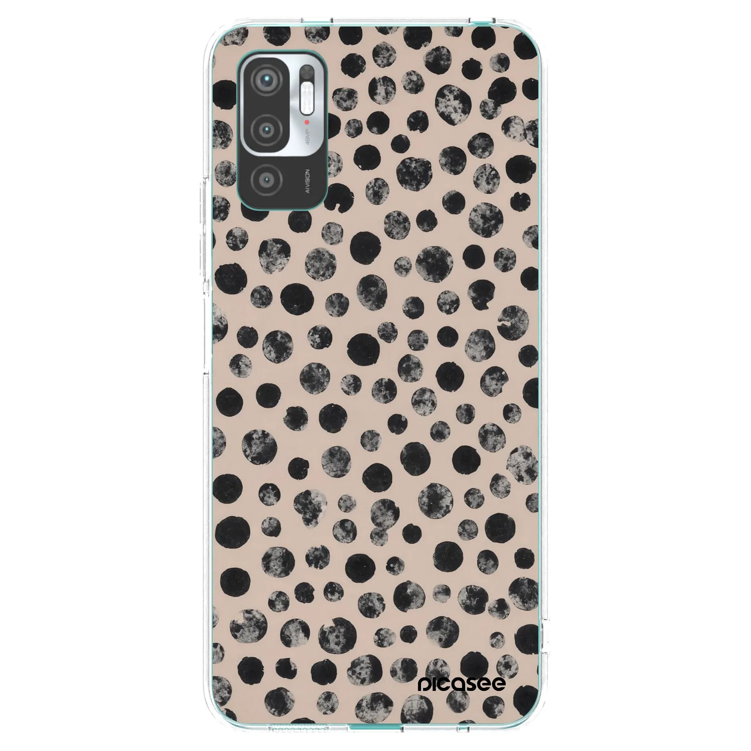 Picasee husă transparentă din silicon pentru Xiaomi Redmi Note 10 5G - Dots