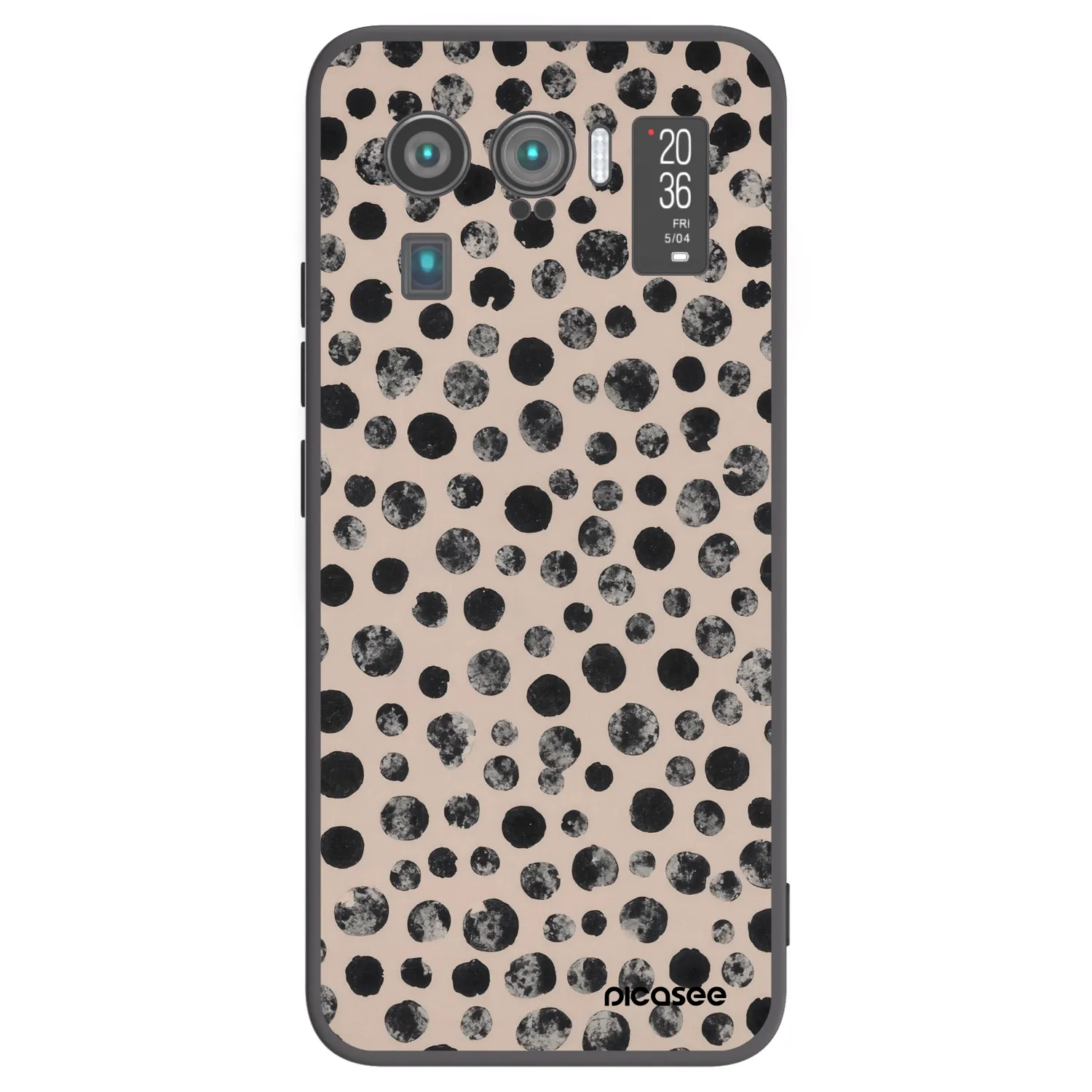 Picasee husă neagră din silicon pentru Xiaomi Mi 11 Ultra - Dots