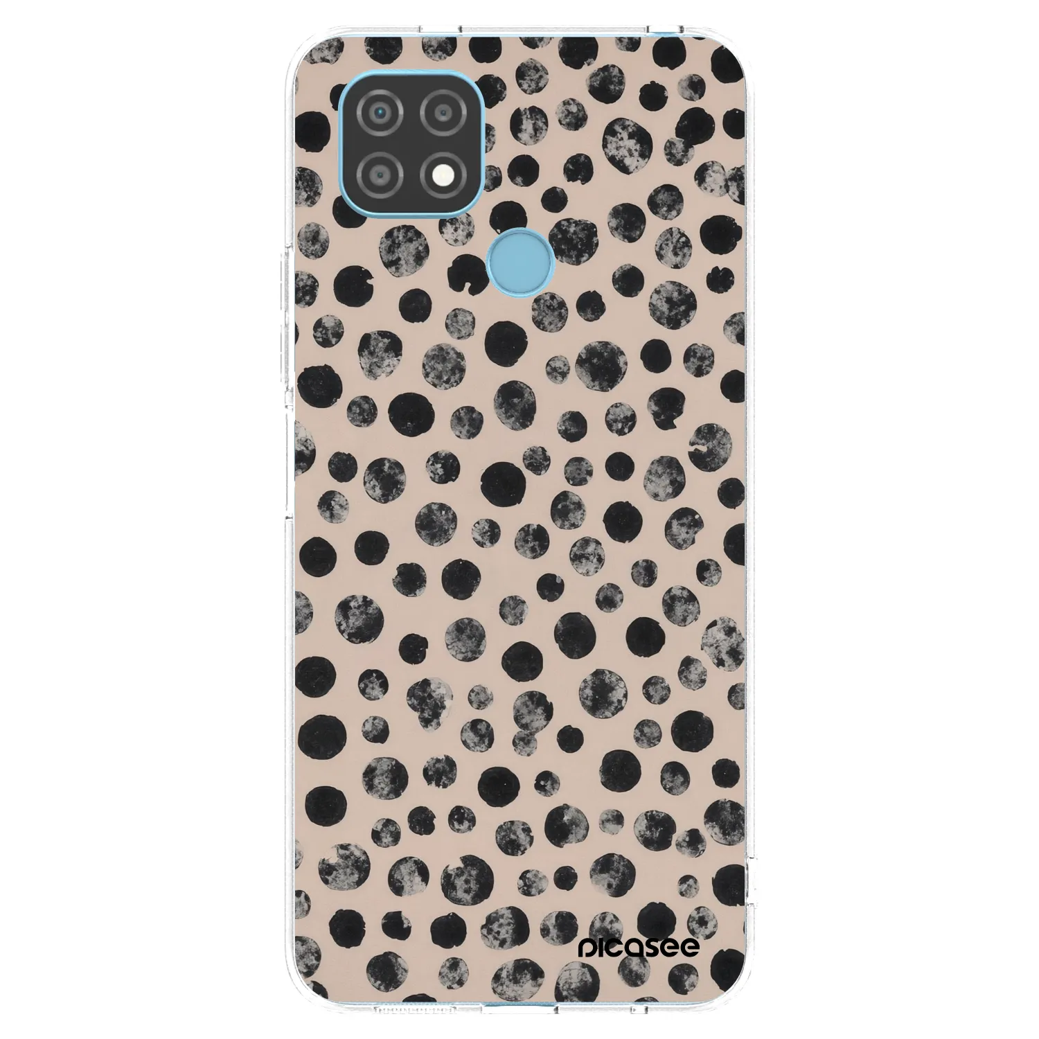 Picasee husă transparentă din silicon pentru Realme C21 - Dots