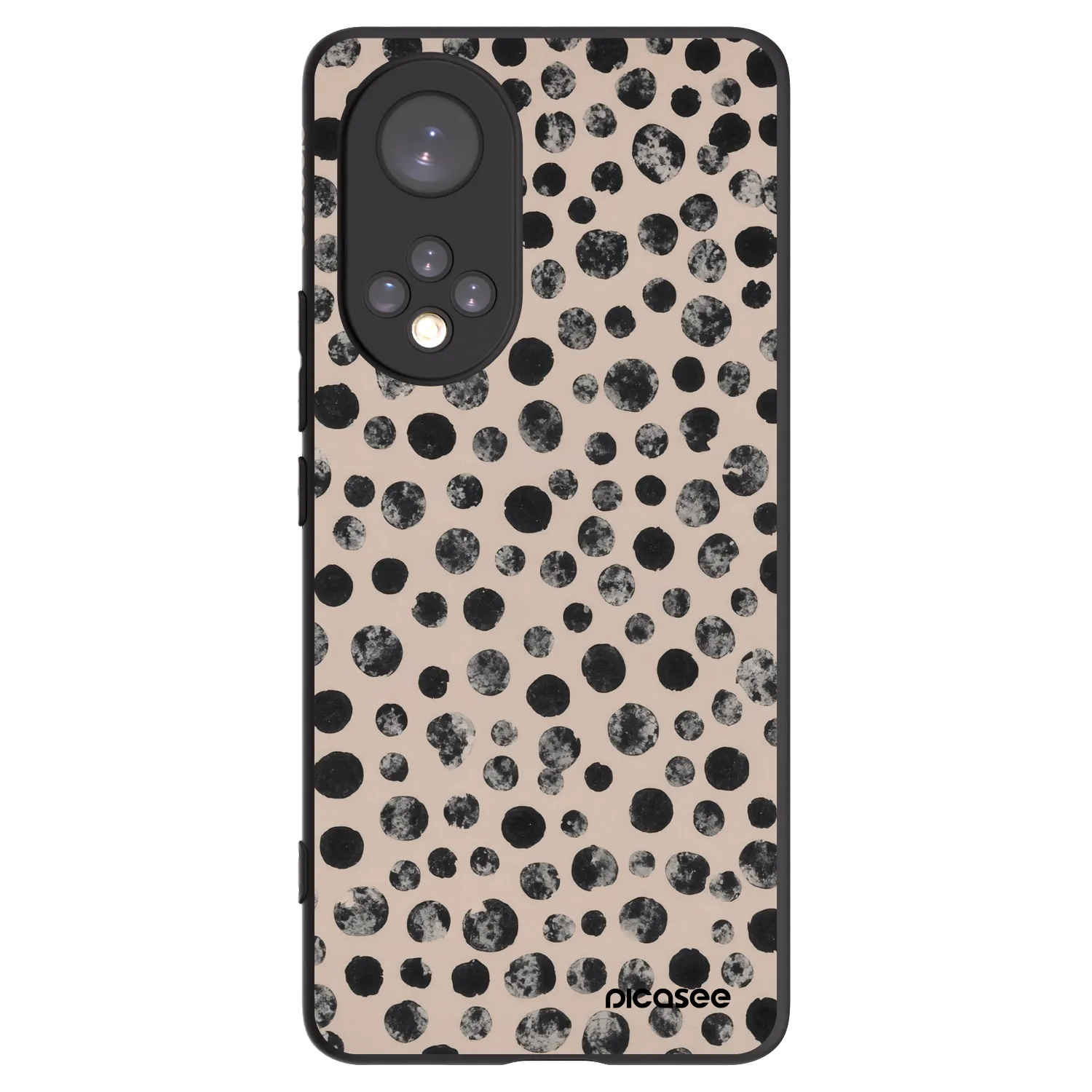 Picasee husă neagră din silicon pentru Huawei Nova 9 - Dots